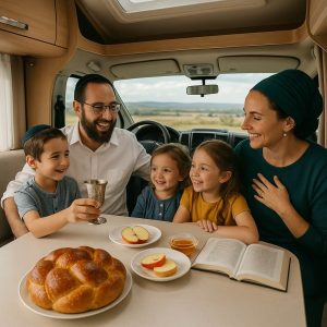 חופשה למשפחה דתית בקרוואן