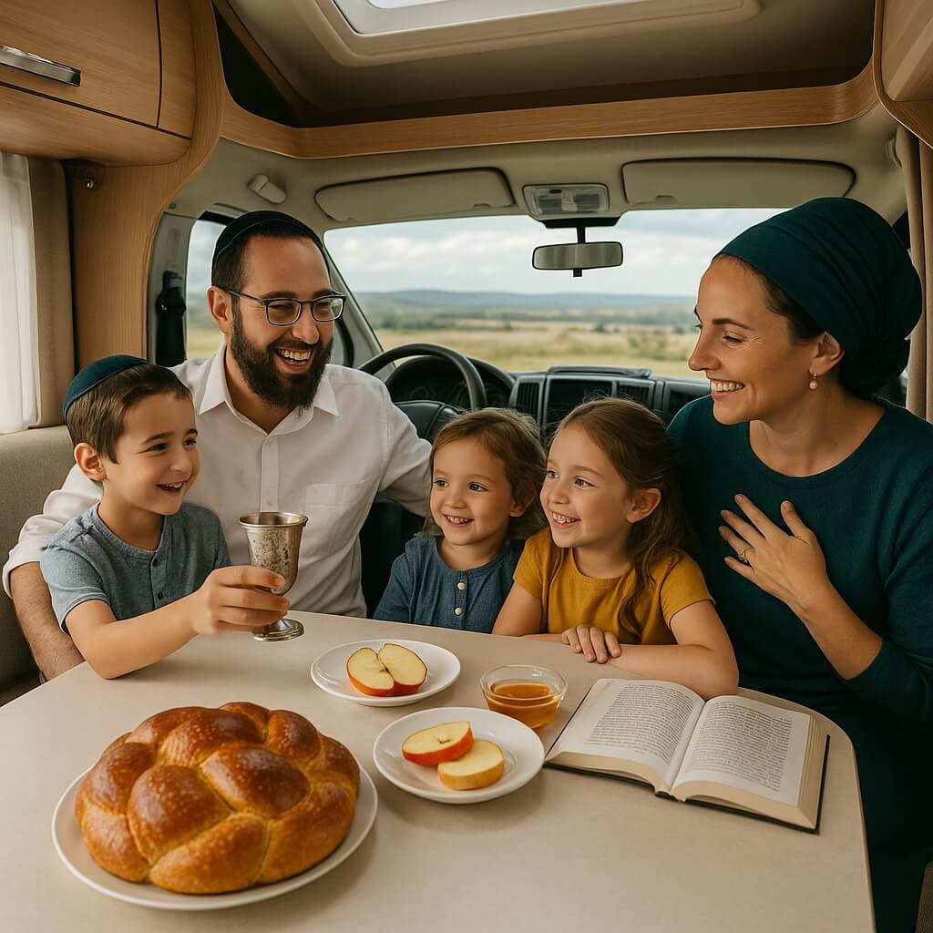 חופשה למשפחה דתית בקרוואן